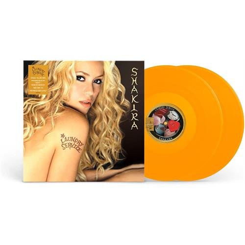 Cover for Shakira · Laundry Service (LP) [Limited Yellow Vinyl edition] (2022)