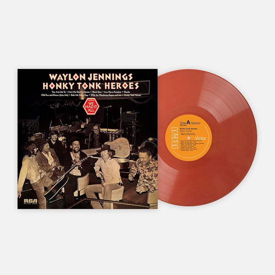 Honky Tonk Heroes (Limited Edition, Rust Colored Vinyl) - Waylon Jennings - Muziek -  - 0194399888610 - 18 februari 2022