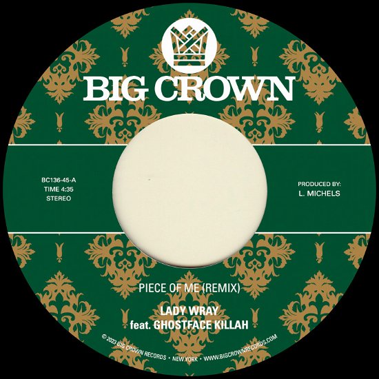 Piece Of Me - Lady Wray & Pete Rock - Music - BIG CROWN - 0349223013610 - March 24, 2023
