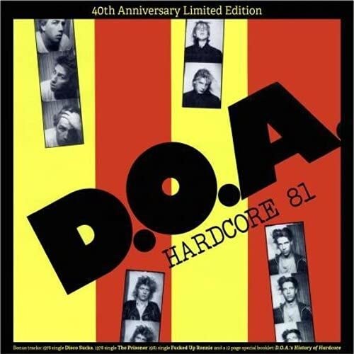 Cover for D.o.a. · Hardcore '81 (40th Anniversary Edition-3 Bonus Tracks) (CD) [Bonus Tracks edition] (2021)