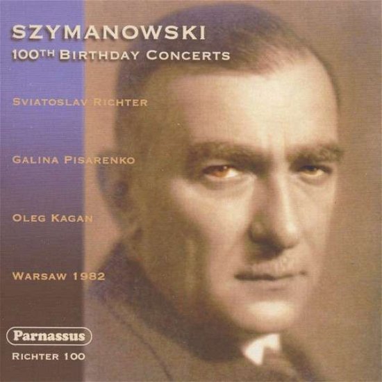 100th Birthday Concerts Parnassus Klassisk - Richter, Sviatoslav / Pisarenko, Galina / Kagan, Oleg - Musik - DAN - 0680474031610 - 20. marts 2015
