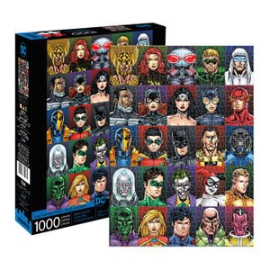 Dc Faces 1000 Pcs Puzzle - Dc Comics - Produtos - AQUARIUS - 0840391145610 - 25 de fevereiro de 2021