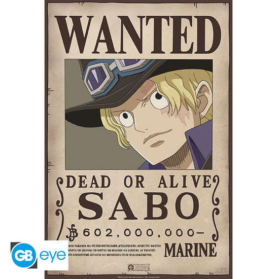 Cover for Kleines Poster · ONE PIECE - Poster Wanted Sabo (52x35) (MERCH) (2019)