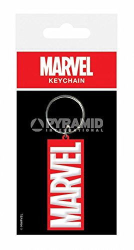 MARVEL - Rubber Keychain - Logo - Marvel: Pyramid - Koopwaar -  - 5050293384610 - 7 februari 2019