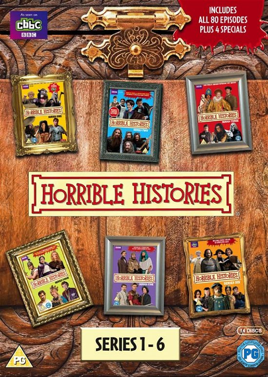 Cover for Horrible Histories Bxst S16  Specs · Horrible Histories Series 1-6 (DVD) (2015)