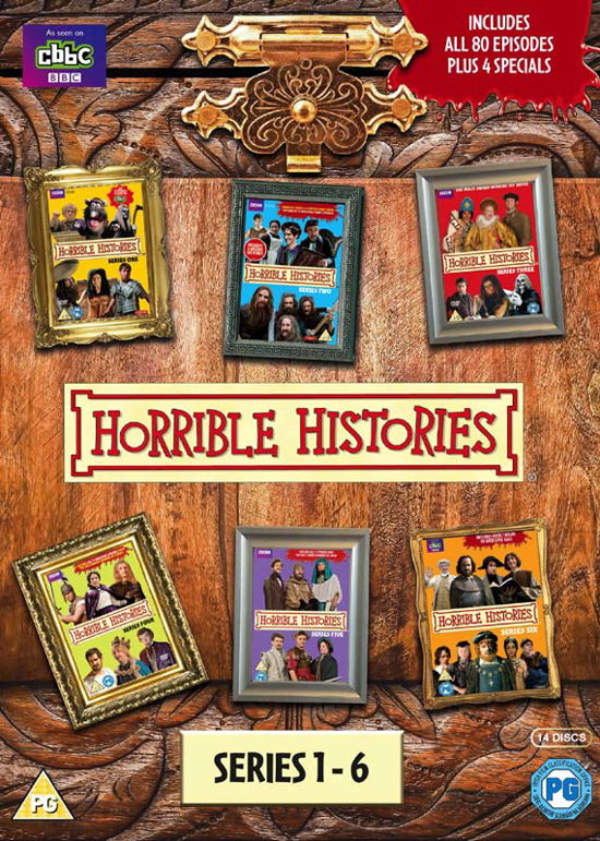 Horrible Histories Series 1 to 6 Complete Collection Plus Specials - Horrible Histories Bxst S16  Specs - Films - BBC - 5051561040610 - 31 août 2015