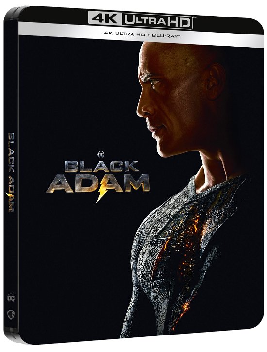 Cover for Black Adam (4k Ultra Hd+blu-ra · Black Adam (Blu-Ray 4K Ultra HD+Blu-Ray) (Ltd Steelbook) (Blu-Ray) (2023)