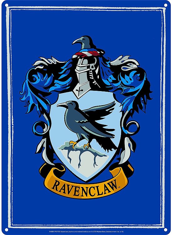 Cover for Harry Potter: Half Moon Bay · Ravenclaw (Tin Sign Small / Targa Metallica) (MERCH) (2022)