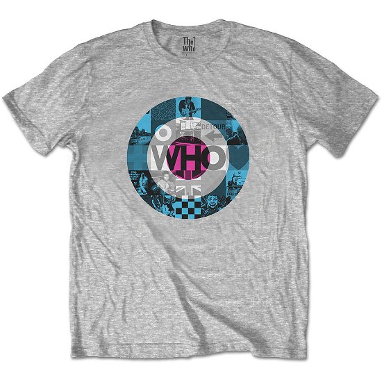 Cover for The Who · The Who Unisex T-Shirt: Target Blocks (T-shirt) [size S] [Grey - Unisex edition]