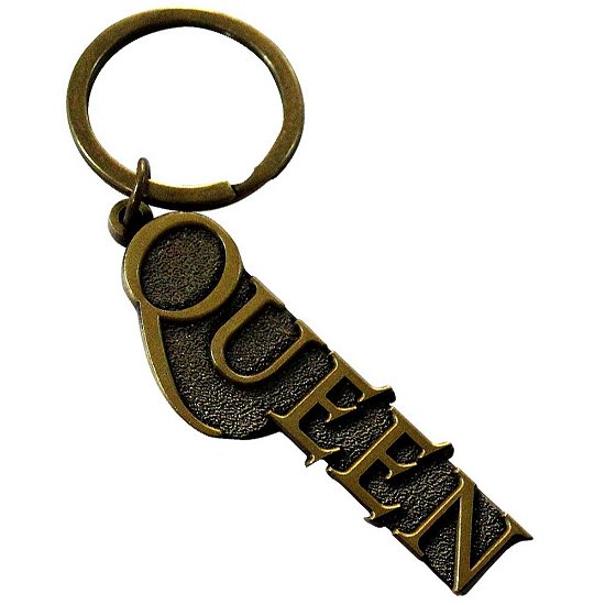 Queen  Keychain: Gold Logo - Queen - Merchandise -  - 5056737240610 - 