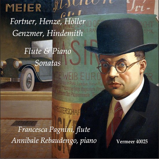 Cover for Fortner / Pagnini / Rebaudengo · Flute &amp; Piano Sonatas (CD) (2020)