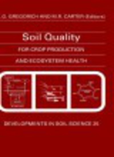 Cover for E G Gregorich · Soil Quality for Crop Production and Ecosystem Health - Developments in Soil Science (Hardcover Book) (1997)