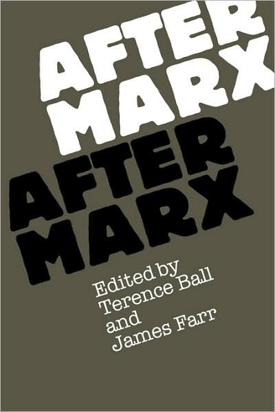 Cover for Terence Ball · After Marx (Paperback Book) (1984)