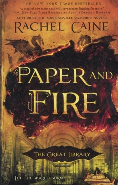 Cover for Rachel Caine · Paper And Fire (Hardcover bog) (2017)