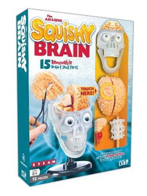 Cover for SmartLab Toys · The Amazing Squishy Brain: 15 Removable Brain &amp; Skull Parts (MERCH) (2019)