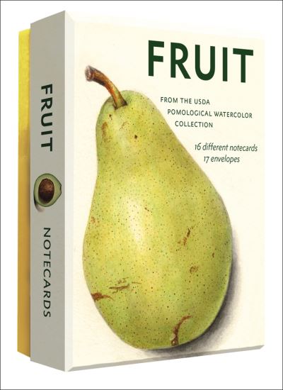 Cover for Abbeville Press (Ed) · Fruit: Selections from the USDA Pomological Watercolor Collection (Flashcards) (2022)