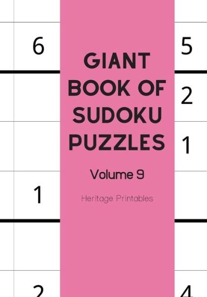 Cover for Heritage Printables · Giant Book of Sudoku Puzzles Volume 9 (Pocketbok) (2019)