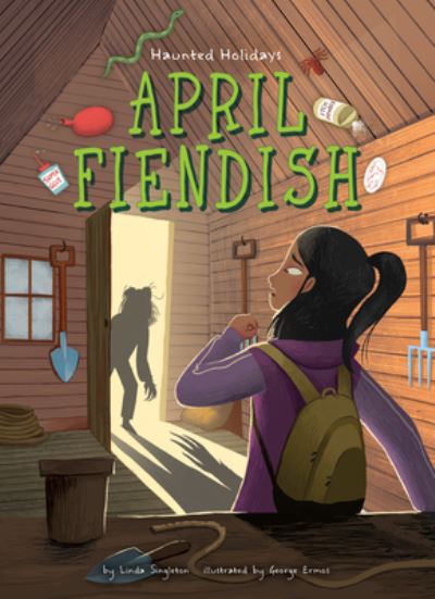 Cover for Linda Joy Singleton · April Fiendish (Hardcover Book) (2019)