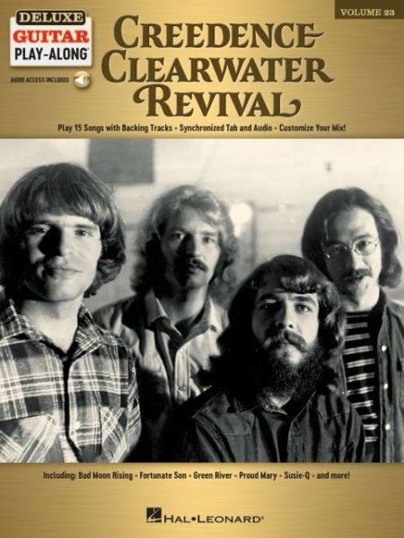 Creedence Clearwater Revival: Deluxe Guitar Play-Along Vol. 23. Book with Interactive Online Audio Interface - Creedence Clearwater Revival - Kirjat - Hal Leonard Corporation - 9781540072610 - perjantai 1. huhtikuuta 2022