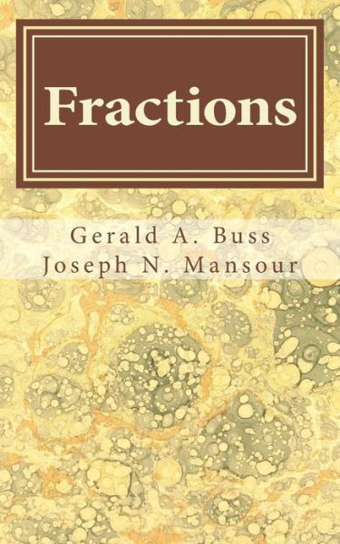 Cover for Gerald Arthur Buss · Fractions Lines of Inquiry (Paperback Book) (2017)