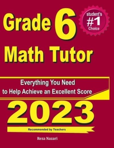 Cover for Reza Nazari · Grade 6 Math Tutor (Book) (2023)