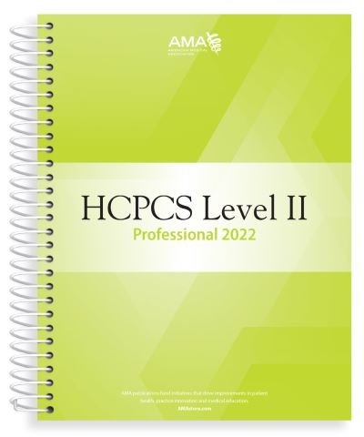 Cover for Ama · HCPCS 2022 Level II Professional Edition (Spiralbog) (2021)