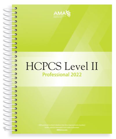 Cover for Ama · HCPCS 2022 Level II Professional Edition (Spiralbok) (2021)