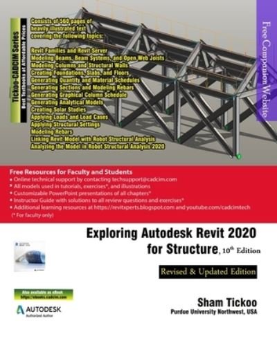 Exploring Autodesk Revit 2020 for Structure, 10th Edition - Cadcim Technologies - Libros - Cadcim Technologies - 9781640570610 - 5 de octubre de 2019