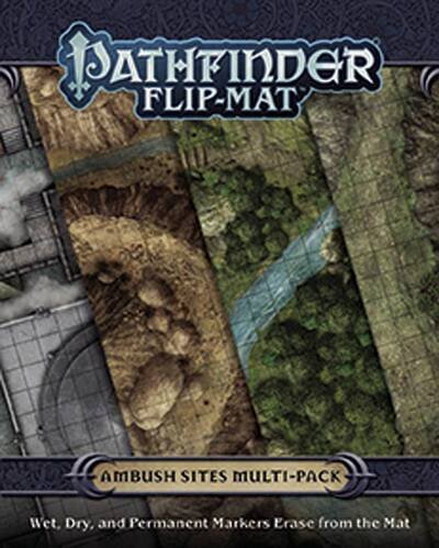 Pathfinder Flip-Mat: Ambush Sites Multi-Pack - Jason A. Engle - Juego de mesa - Paizo Publishing, LLC - 9781640781610 - 15 de octubre de 2019