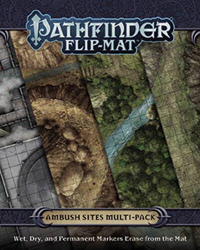 Pathfinder Flip-Mat: Ambush Sites Multi-Pack - Jason A. Engle - Brætspil - Paizo Publishing, LLC - 9781640781610 - 15. oktober 2019