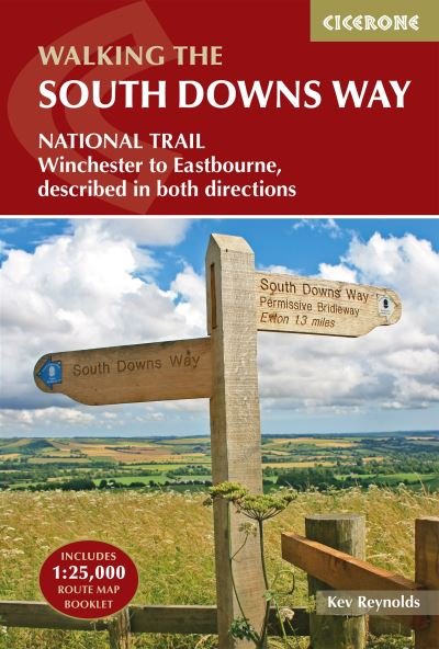 Cover for Kev Reynolds · The South Downs Way: Winchester to Eastbourne, described in both directions (Paperback Bog) [5 Revised edition] (2023)