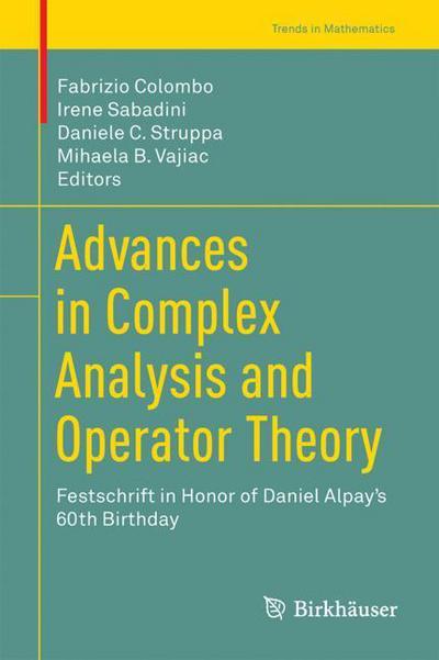 Cover for Advances in Complex Analysis and Operator Theory (Book) [1st ed. 2017 edition] (2017)