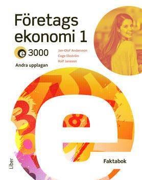 Cover for Jan-Olof Andersson · E3000 Företagsekonomi 1 Faktabok (Buch) (2022)