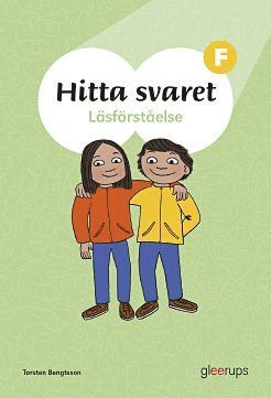 Cover for Torsten Bengtsson · Hitta svaret: Hitta svaret F - Läsförståelse (Bound Book) (2021)