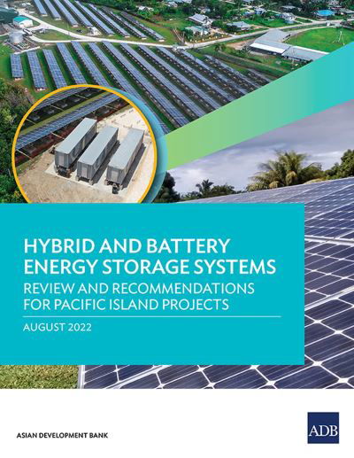 Cover for Asian Development Bank · Hybrid and Battery Energy Storage Systems (Bog) (2022)