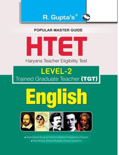 Cover for Rph Editorial Board · HTET (TGT) Trained Graduate Teacher (Level2) English (Class VI to VIII) Exam Guide (Pocketbok) (2020)