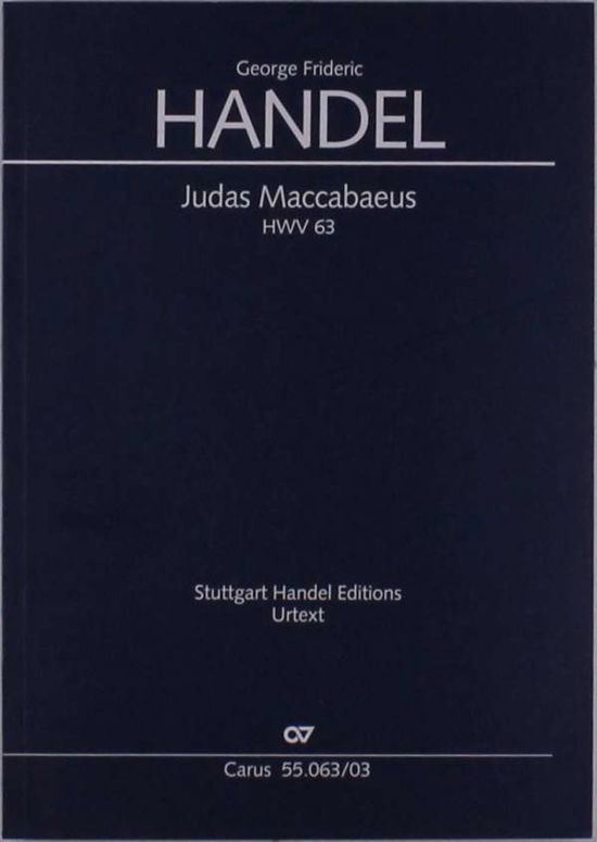 Cover for Handel · Judas Maccabaeus (Klavierauszug) (Bok)