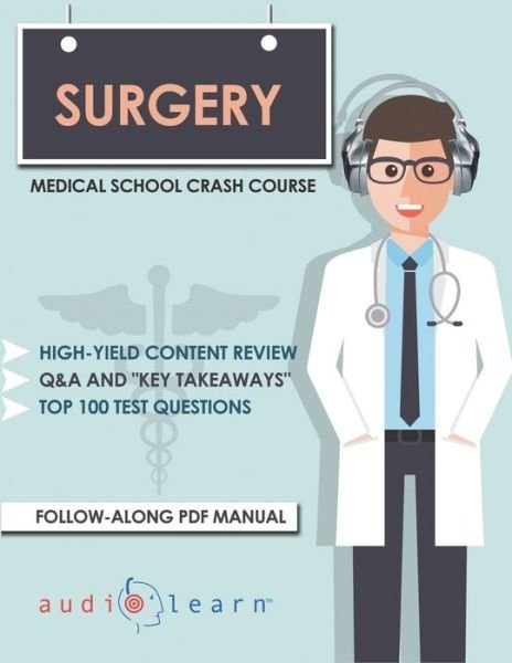 Cover for Audiolearn Medical Content Team · Surgery - Medical School Crash Course (Taschenbuch) (2020)