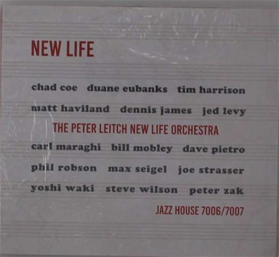 New Life - Peter Leitch - Música - Jazz House - 0195269037611 - 20 de novembro de 2020