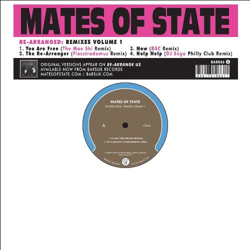 Cover for Mates of State · Re-arranged: Remixes 1 (LP) (2009)