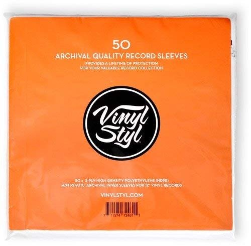 Cover for Vinyl Styl · Vinyl Styl? Archive Quality Inner Record Sleeve (50) (Vinyl Accessory)
