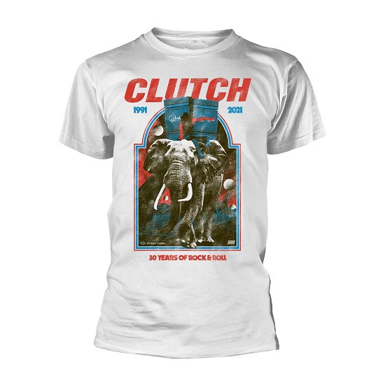 Cover for Clutch · Elephant (White) (T-shirt) [size M] [White edition] (2021)