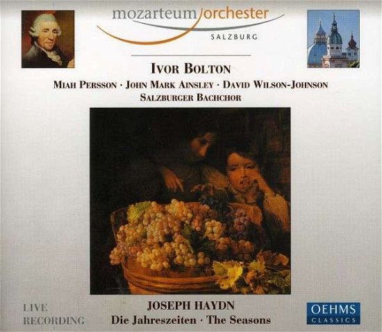 Cover for Haydn / Wilson-johnson / Persson / Bolton · Die Jahreszeiten (CD) (2005)