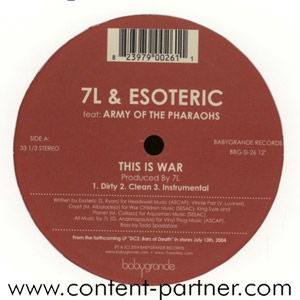 This Is War - Seven L & Esoteric - Music - BABYGRANDE - 0823979002611 - May 1, 2004