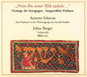 Cover for Bloch / Schavan / Berger · Preist Ihn Seiner Welt Zuliebe (CD) (2012)