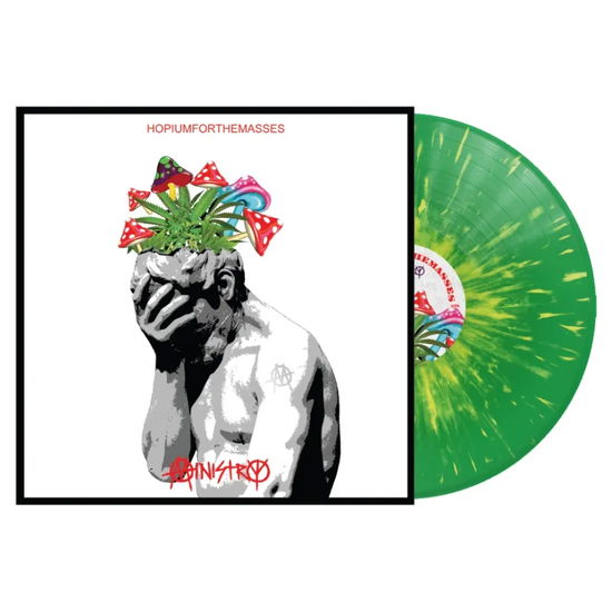 Cover for Ministry · Hopiumforthemasses (LP) [Green &amp; Yellow Splatter Vinyl edition] (2024)