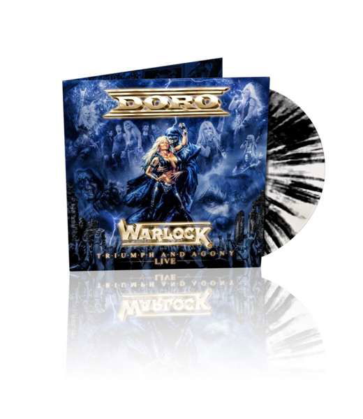 Cover for Doro · Warlock - Triumph &amp; Agony Live (Black &amp; (LP) (2021)