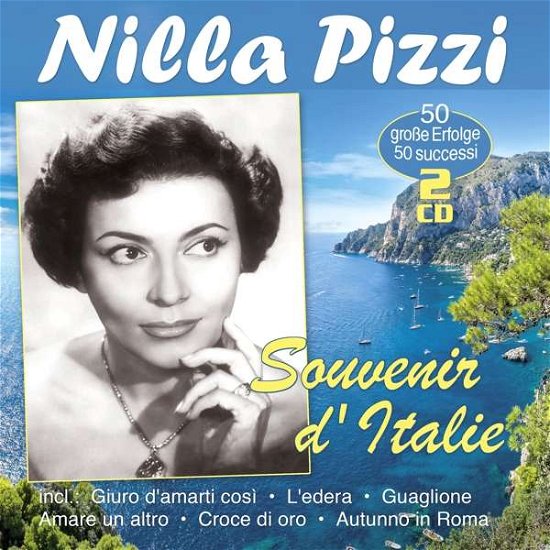 Cover for Nilla Pizzi · Souvenir D Italie-50 Grandi Successi-50 Gross (CD) (2020)