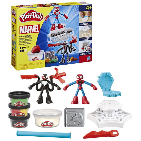 Cover for Hasbro · PD Spider-Man Netz-Action Knetset (Leksaker)