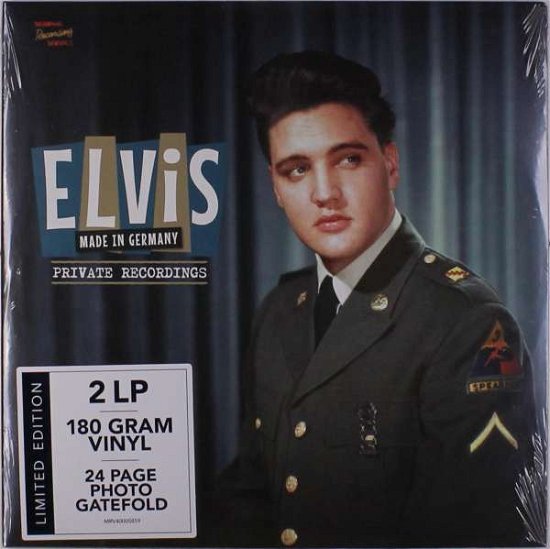 Made in Germany  Private Recordings (2lp 180 Gram Vinyl 24 Page Gatefold) - Elvis Presley - Music - MEMPHIS RECORDING - 5024545847611 - April 13, 2019